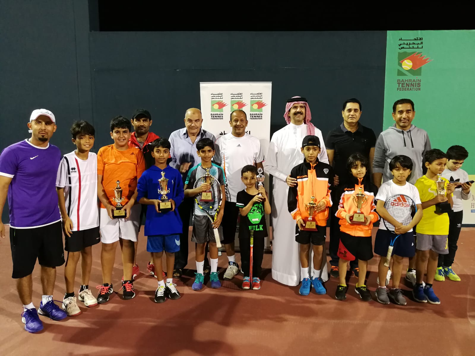 BTA official crowns budding tennis championship